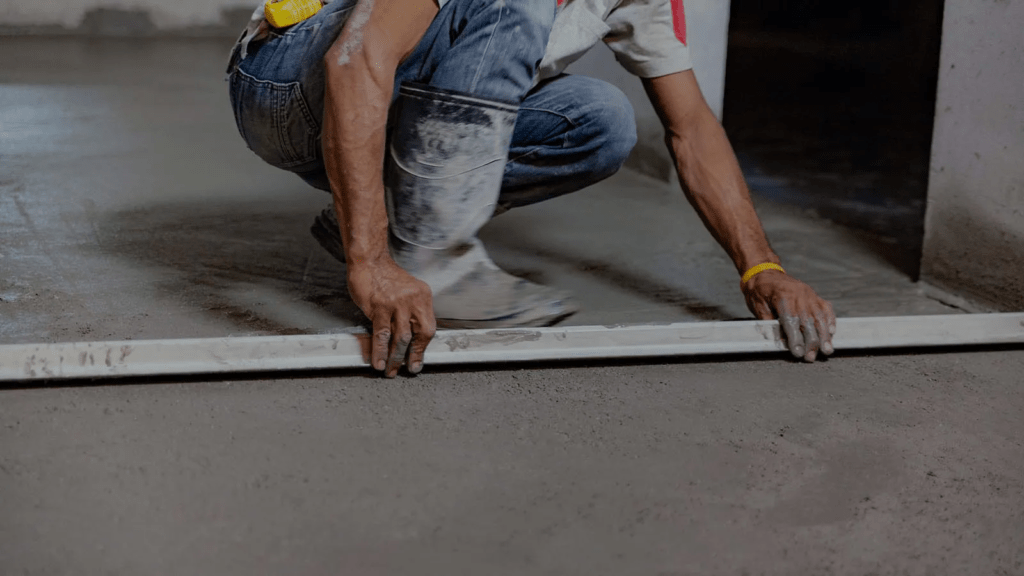 Self-levelling floor preparation for new flooring and renovation projects